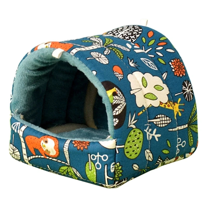 Ferrets Winter Hammock Sleeping Bed Hideaway House Hedgehogs Cage Habitat Decor 090C